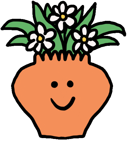 Flower Smiling Sticker by Ruppert Tellac