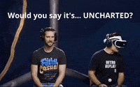 RETROREPLAY vr eye roll virtual reality nolan north GIF