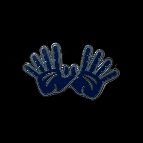 Rice Owls Hand GIF by Pinned Pins