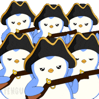 Huddle Up War GIF by Pudgy Penguins