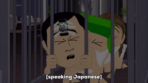 kyle broflovski japanese GIF by South Park 