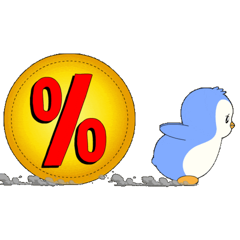 Money Penguin Sticker by Pudgy Penguins