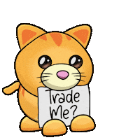Trade Me Cat Sticker