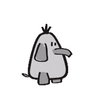 Elephant Jumping Sticker by Allie the Ellie