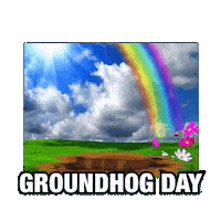 Groundhog Day Sticker