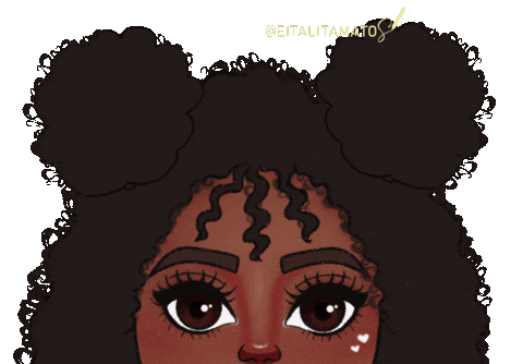 Negra Cacheada Sticker