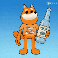 Sparkling Water Bottle Swigging GIF by BONK