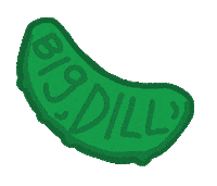 Big Deal Pickle Sticker by The Penny Paper Co.