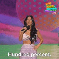 100 Percent Nickelodeon GIF by Kids' Choice Awards