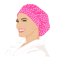 Relaxed Celebration Sticker by TIARA Shower Cap®