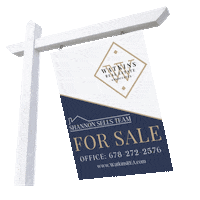 shannonsellsteam swing yard sign swinging sign shannon sells team Sticker