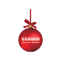 Merry Christmas Happy Holidays Sticker by D.R. Horton