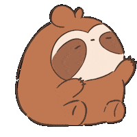 Roll Sloth Sticker