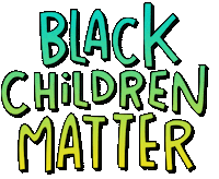 Black Lives Matter Hearts Sticker by Sarah The Palmer