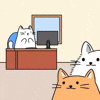 Cat Look At This GIF by MESA My Emotional Support Animal
