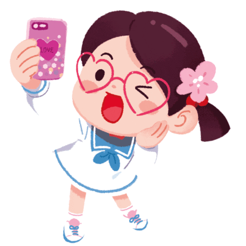 Selfie Sticker by AI_homelearn