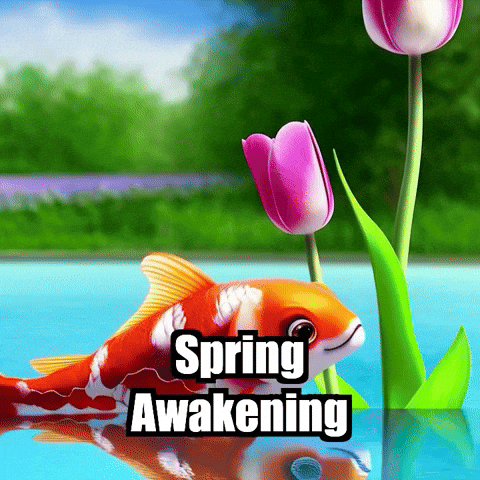 Spring Awakening Flowers GIF by TheConfishius