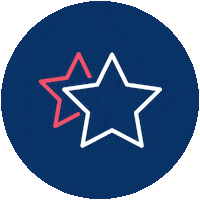 Star Circle Sticker by Revolve Branding