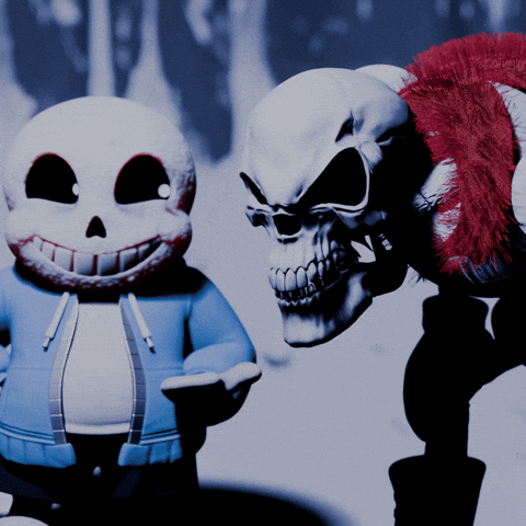 KayOwSFM angry undertale deltarune sans GIF