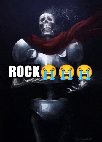 Toby Fox Rock GIF