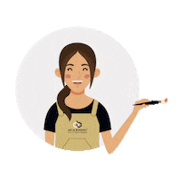 Artist Paintandsip Sticker by artandbonding