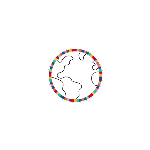 Earth Globus Sticker by BVK Students Hannover