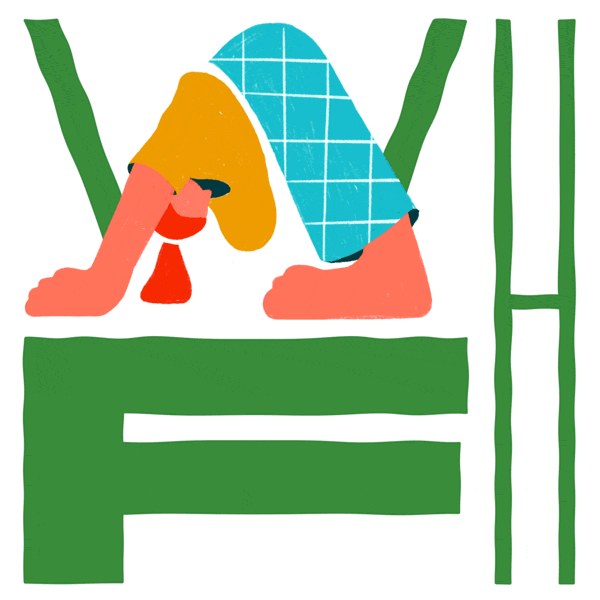 paperstonescissors giphyupload illustration design yoga GIF