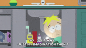 confused butters stotch GIF by South Park 