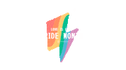LSY031 love rainbow proud lightning Sticker
