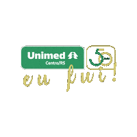 Unimed50Anos Sticker by Unimed Centro/RS