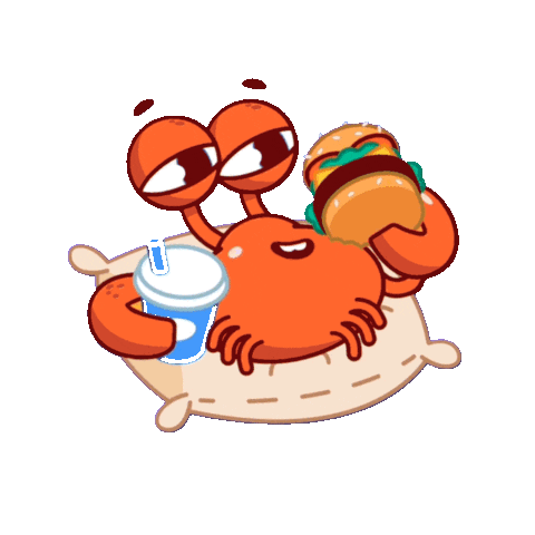 Relax Eating Sticker