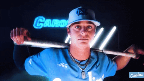 North Carolina Baseball GIF by UNC Tar Heels