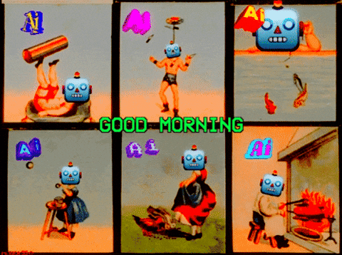 Good Morning Ai GIF by PEEKASSO