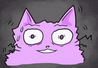 Nervous Cat GIF
