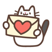 In Love Cat Sticker by MixFlavor 綜合口味