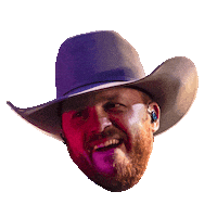 Country Music Head Sticker by Cody Johnson