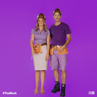 Point Up Channel 9 GIF by The Block