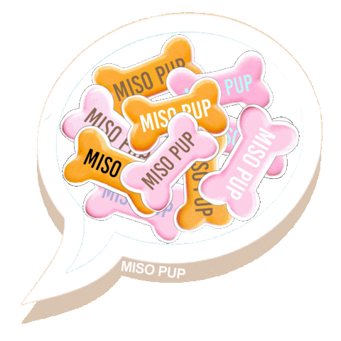 dog brand Sticker by MISO PUP