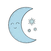 Night Moon Sticker