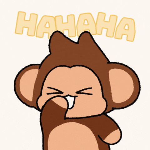Ha Ha Laughing GIF by Chimpers