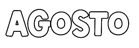 Agosto Meses Sticker