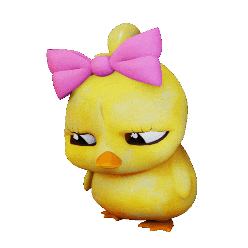 Sad Pink Sticker by Atrium.art