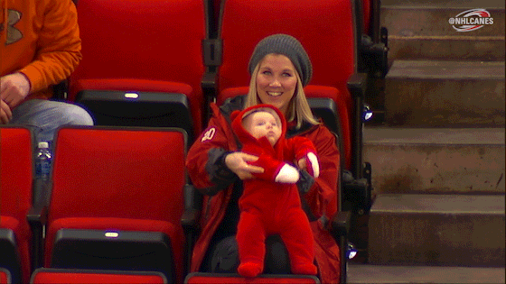 baby dancing GIF by Carolina Hurricanes