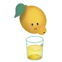 fittmyr sad lemon lemonade citron Sticker
