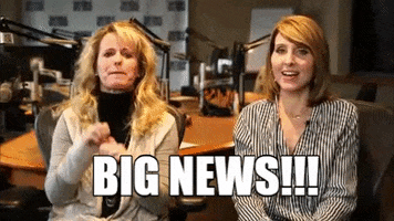 Announcement Big News GIF by Chicks on the Right