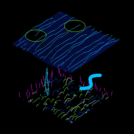 Digital Art Fish GIF by PERFECTL00P