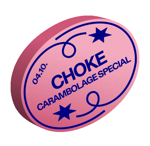 Choke Exil Sticker by EXILCLUB