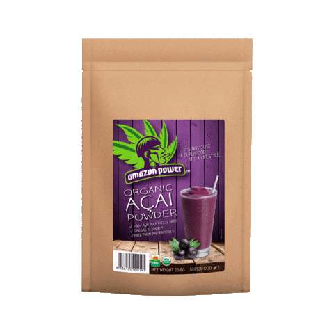 AmazonPowerAcai giphyupload acai acai bowl acai berry Sticker