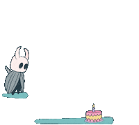 Hollow Knight Birthday Sticker by Poupoutte