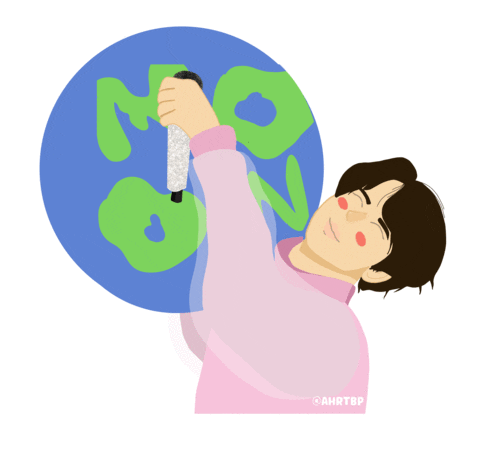ahrtbp giphyupload kpop bts v Sticker